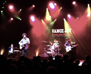 Vance Joy with band play to a full house in Ottawa, Nov. 2014.