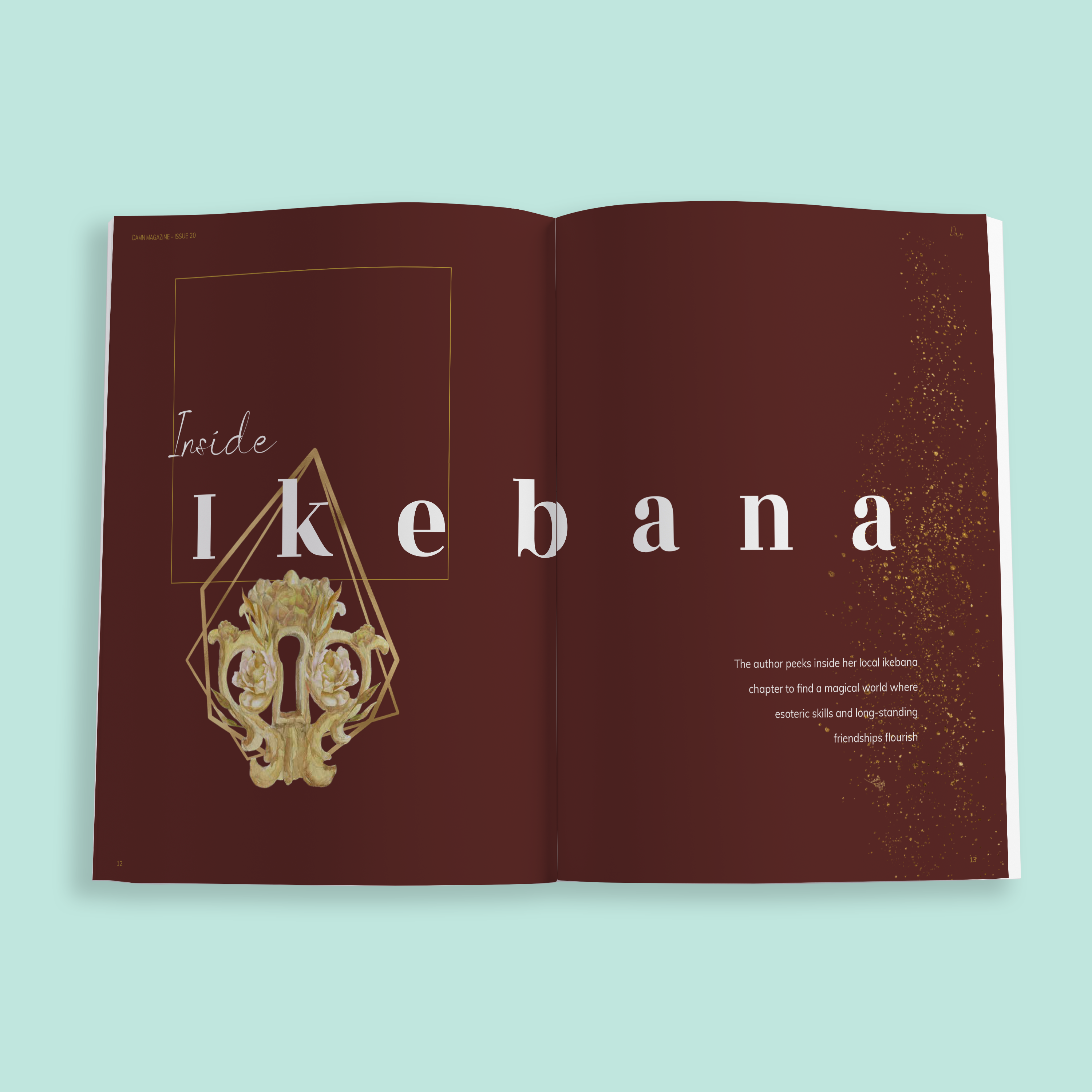 Ikebana magazine article